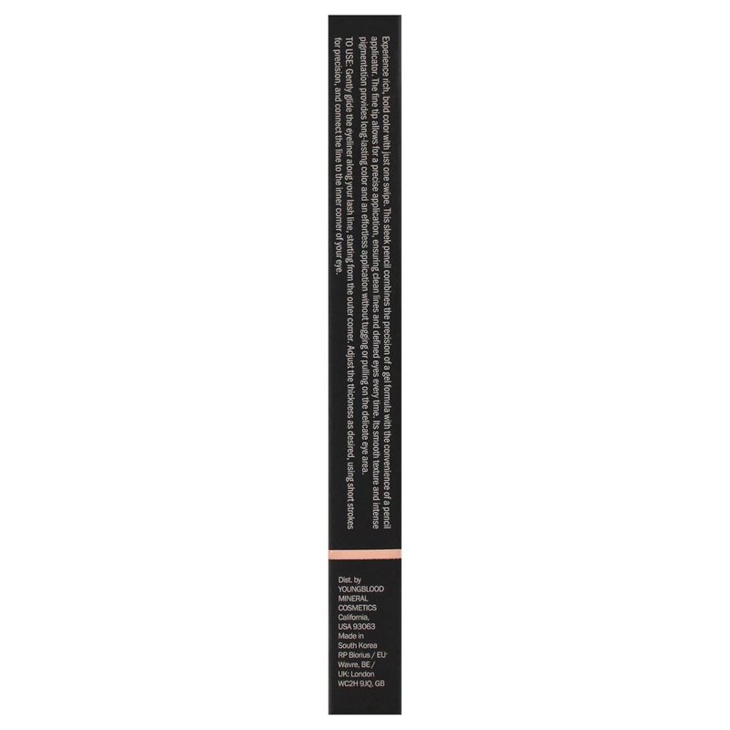 Youngblood Gel Eyeliner - One-Swipe Precision in Bourbon - 0.01 Oz for Effortless Application