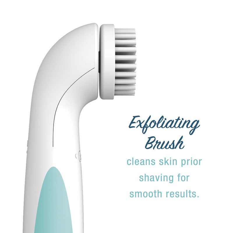 Conair Ladies All-In-One Personal Groomer, Trimmer, Foil Shaver for Women and Exfoliating Brush