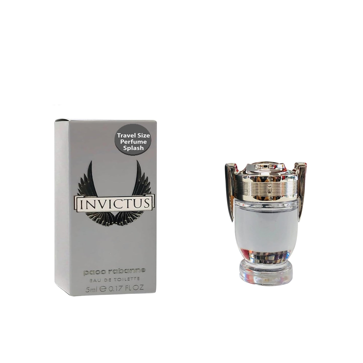 Paco Rabanne Invictus Eau de Toilette for Men, 0.17 Fl Oz Mini/Splash