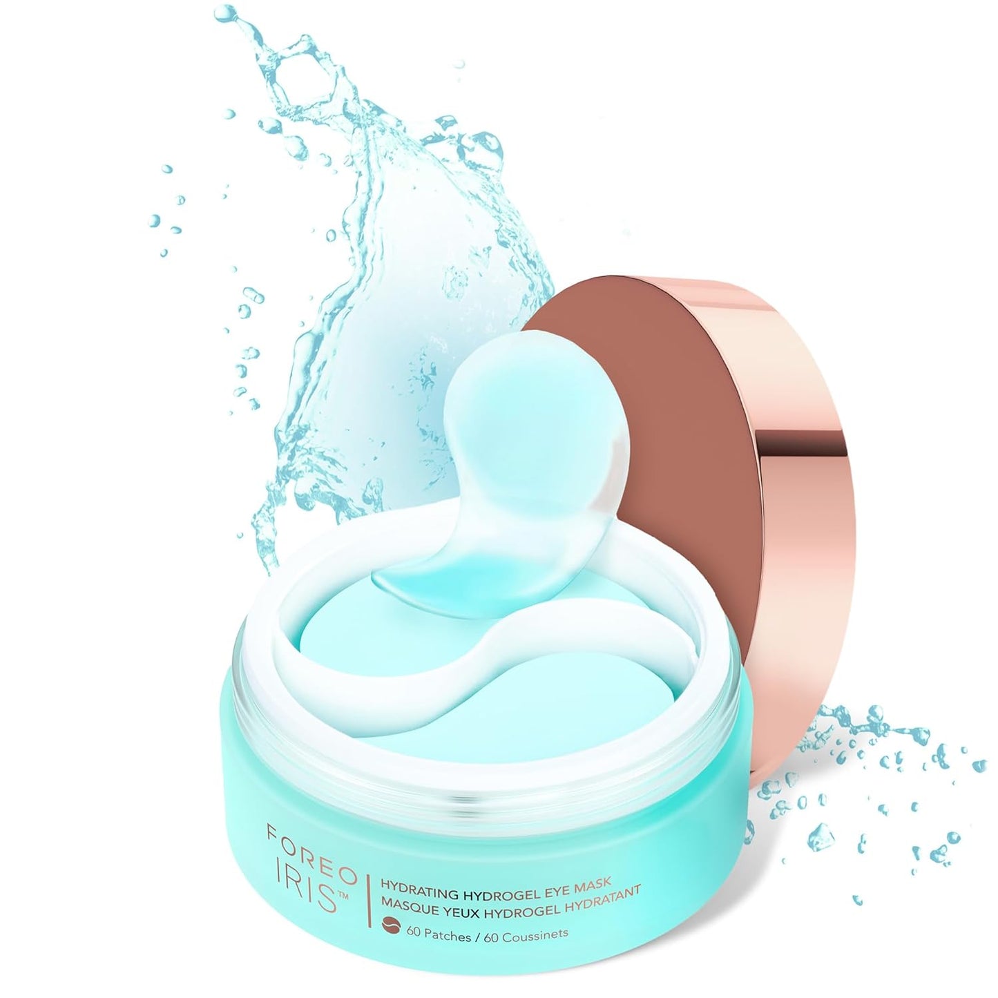 **FOREO IRIS Hydrogel Eye Mask - Dark Circle Treatment for All Skin Types | 60 Hydrating Under Eye Patches**