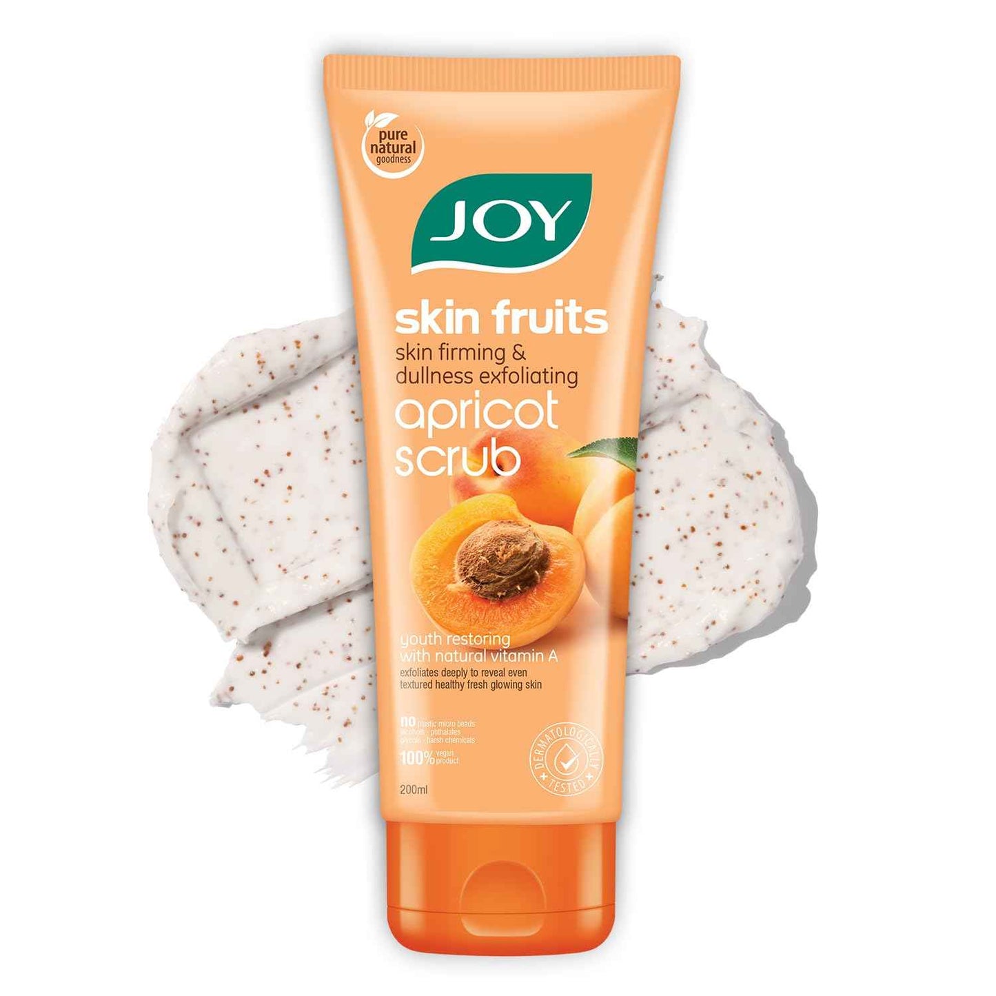 Joy Skin Fruits Gentle Moisturizing Apricot Scrub , 200ml