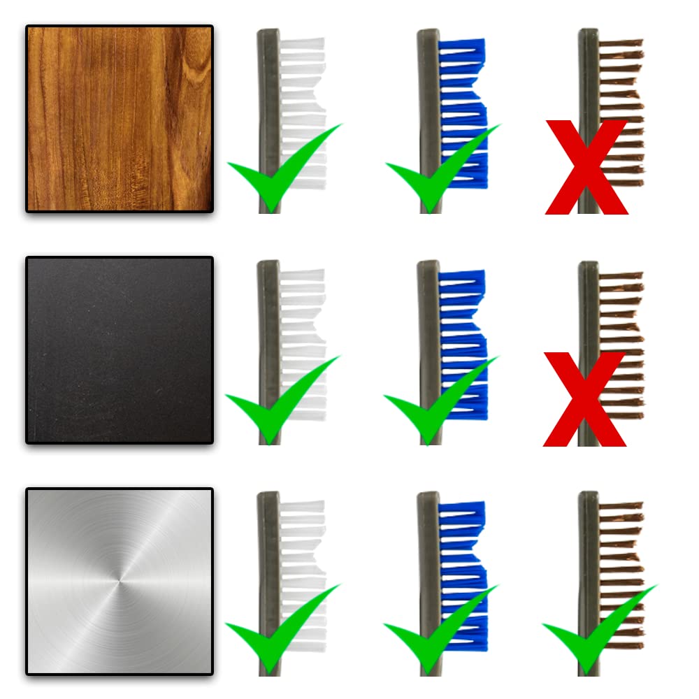 Otis Technology 3 Pack AP Brushes (Nylon/Blue Nylon/Bronze)