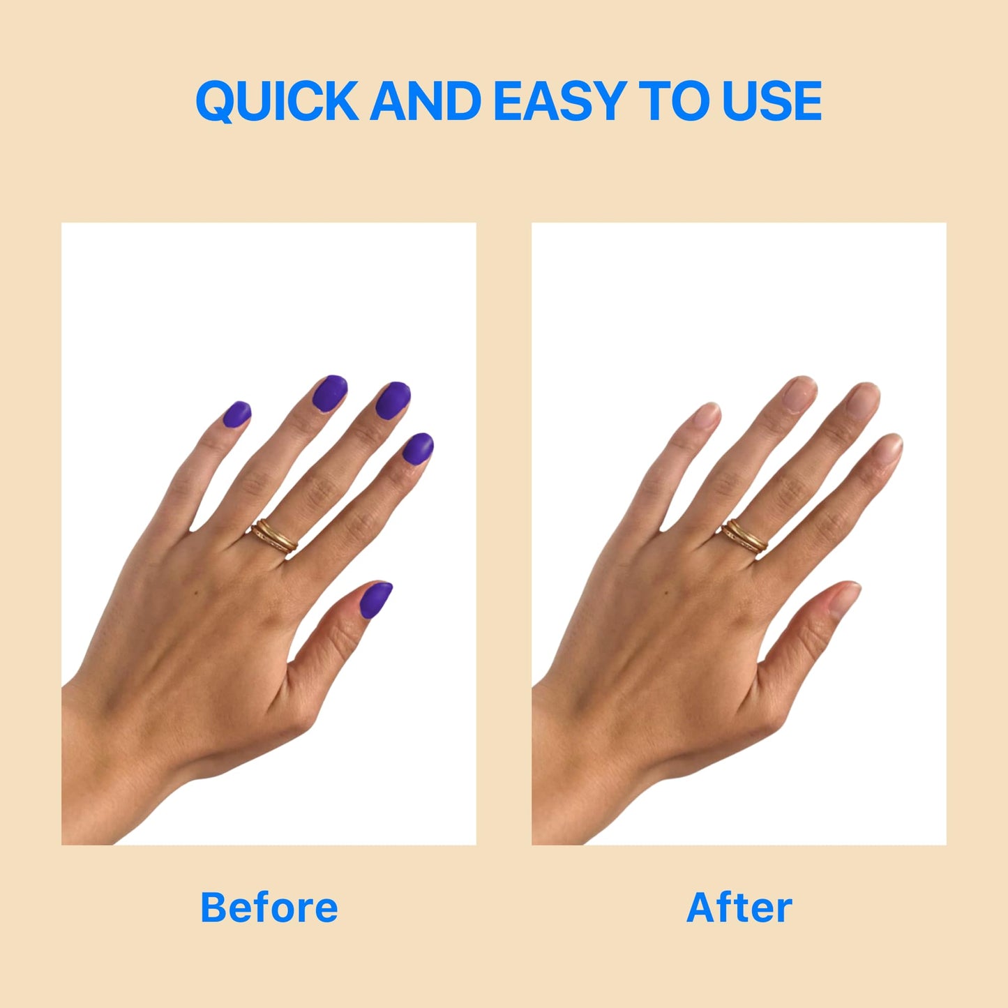 Gentle Touch Non-Acetone Nail Polish Remover | Nourishing Formula | Professional Quality | Rapid Remove | Non-Drying | 16 Fl oz
