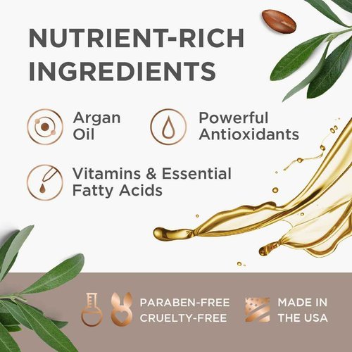 Argan Magic Hyaluronic Acid Body Wash - Cleanses, Refreshes & Softens with Hydrating Hyaluronic Acid and Nourishing Argan Oil | Paraben Free, Cruelty Free (32 Fl Oz)