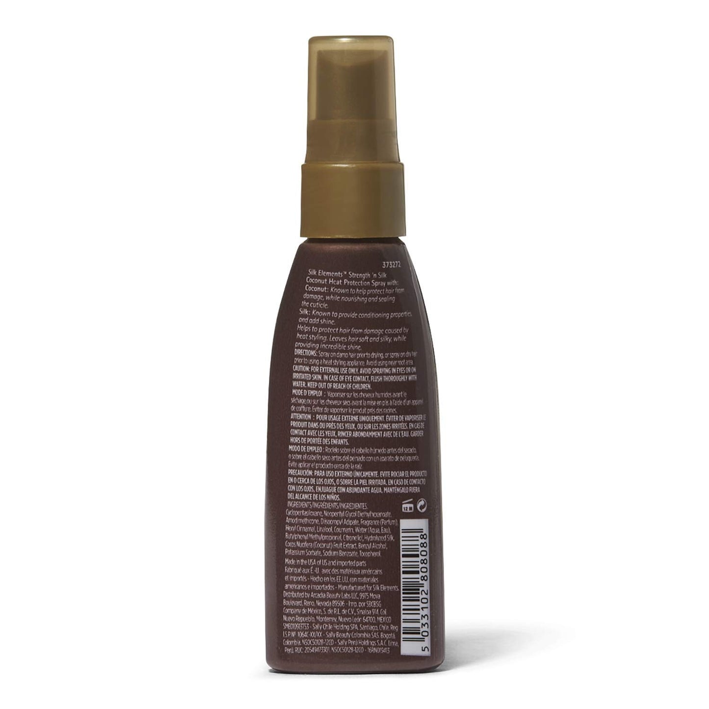 Silk Elements Coconut Heat Protection Spray 2.0 Ounce, Travel Size