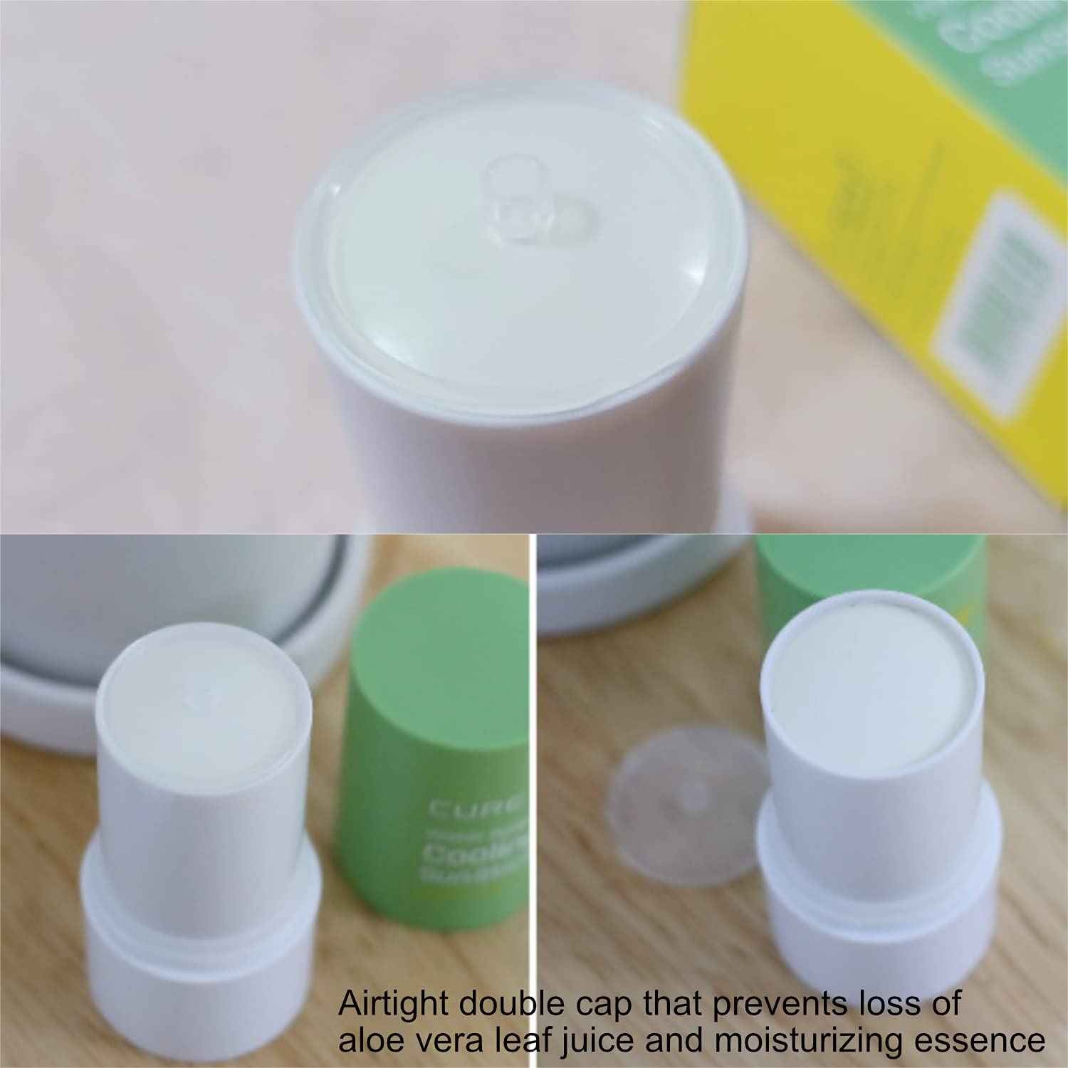 Kim Jeong Moon Aloe CURE Water Splash Cooling Sun Stick SPF 50+ PA++++ 23g / Soothing UV protection Suncreen