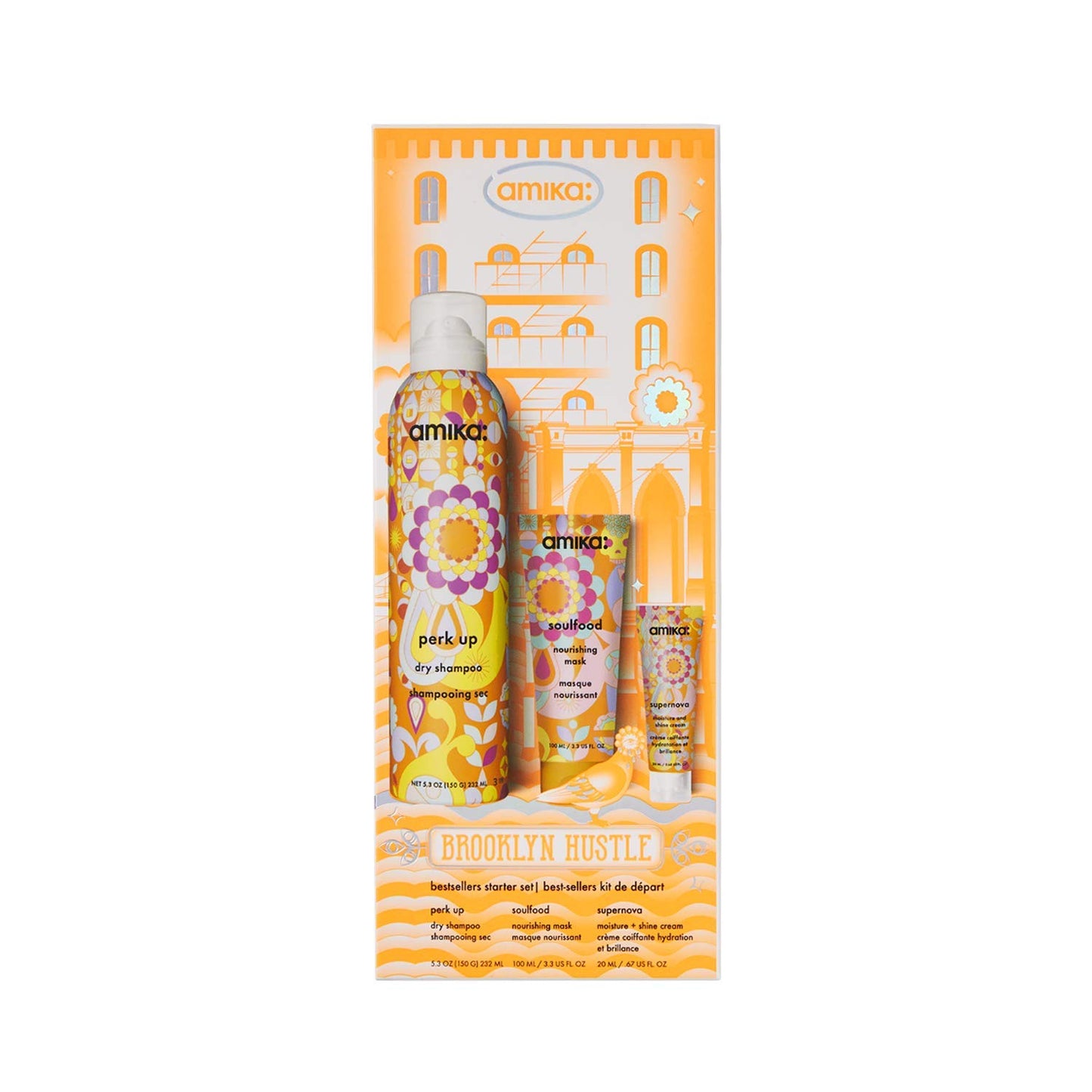 amika Brooklyn Hustle Haircare Bestsellers Starter Set
