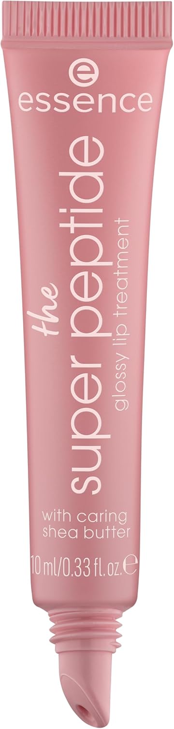 Essence Super Peptide Glossy Lip Treatment - Hydrating, Nourishing & Non-Sticky | Vegan, Gluten-Free (03 Toffeetastic!)