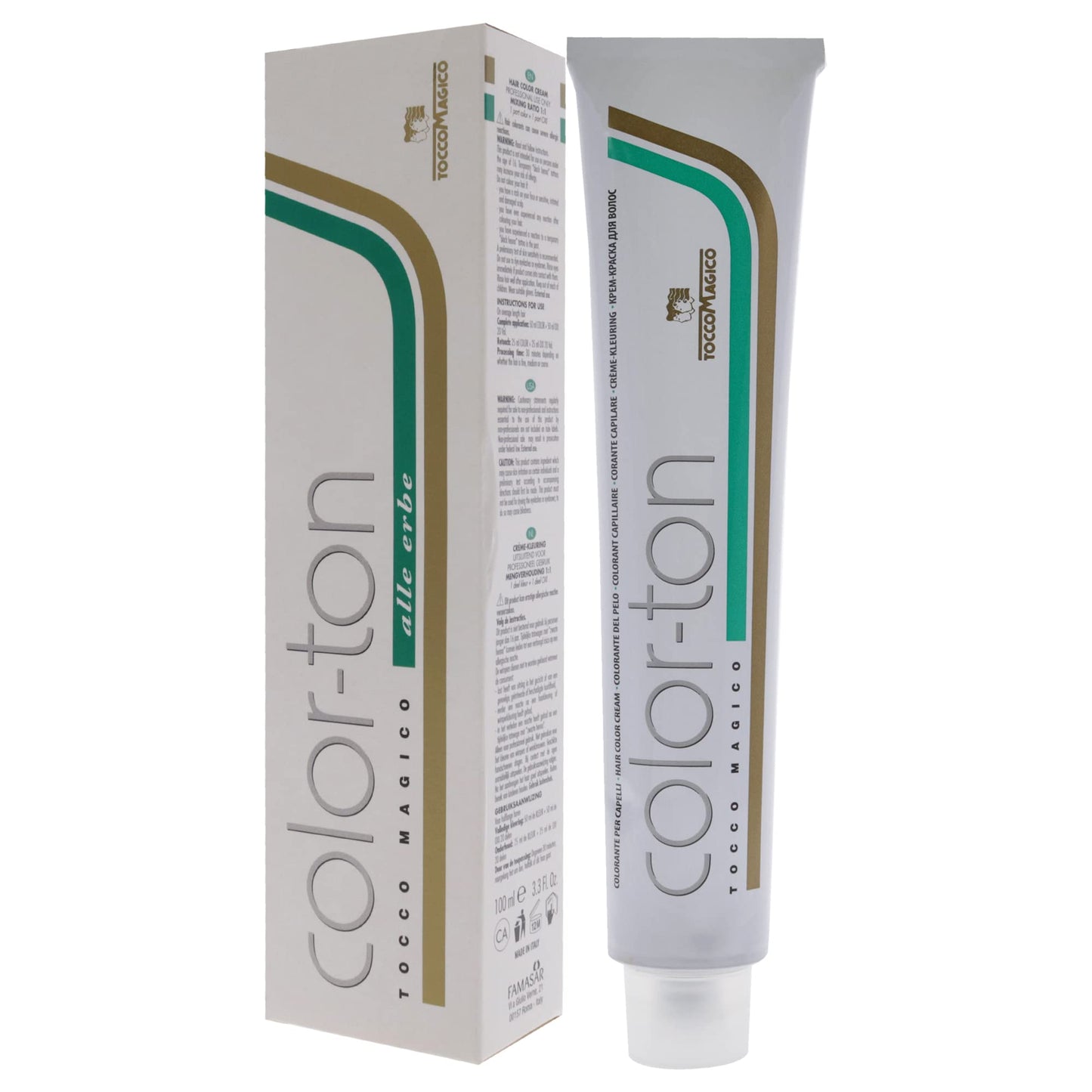 Color-ton Tocco Magico Permanent Hair Color - 3N-3.0 Dark Chesnut Hair Color Unisex 3.38 oz (Pack of 2)