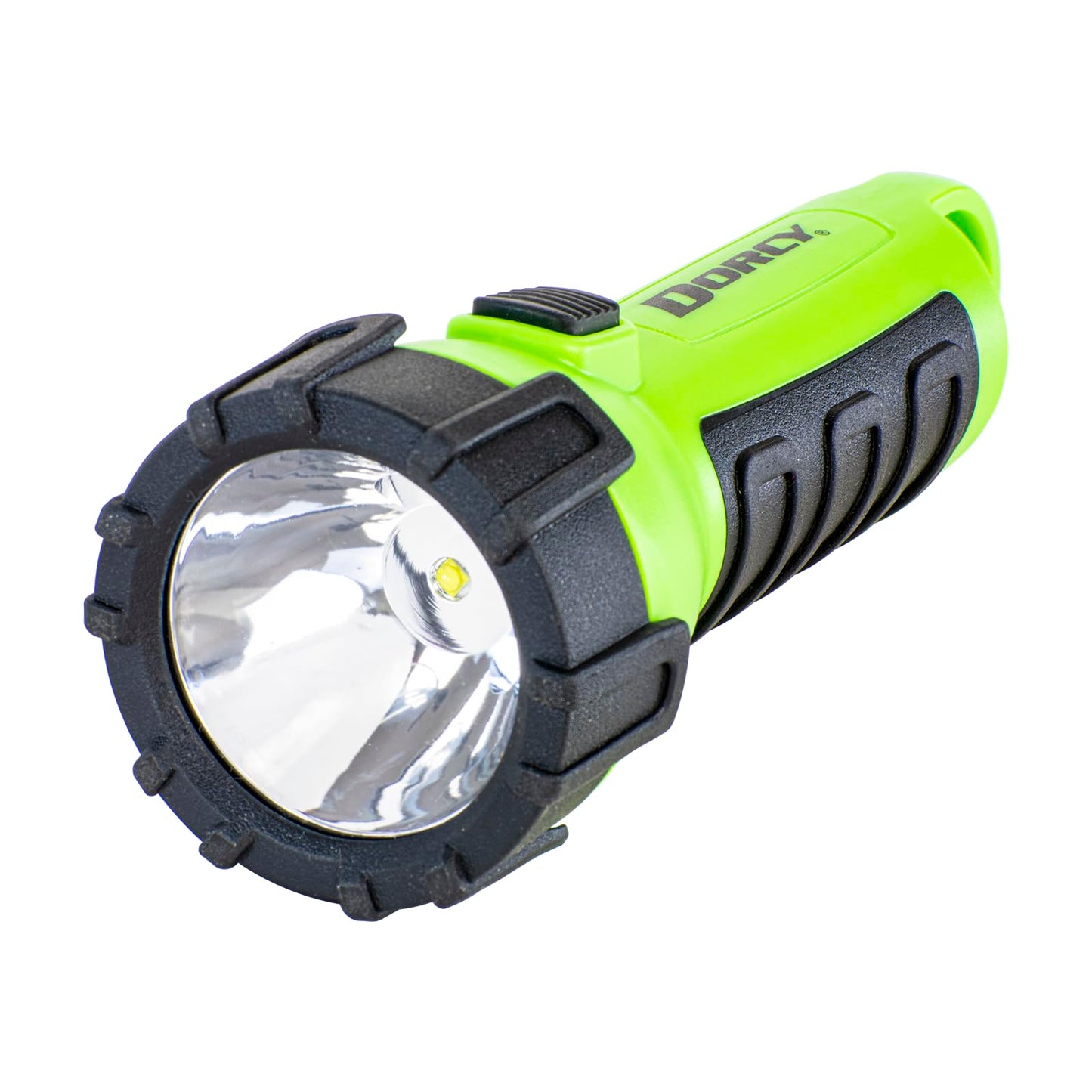 Dorcy 150 Lumen Floating Water Resistant LED Flashlight with Carabineer Clip, Neon Green (41-2513)