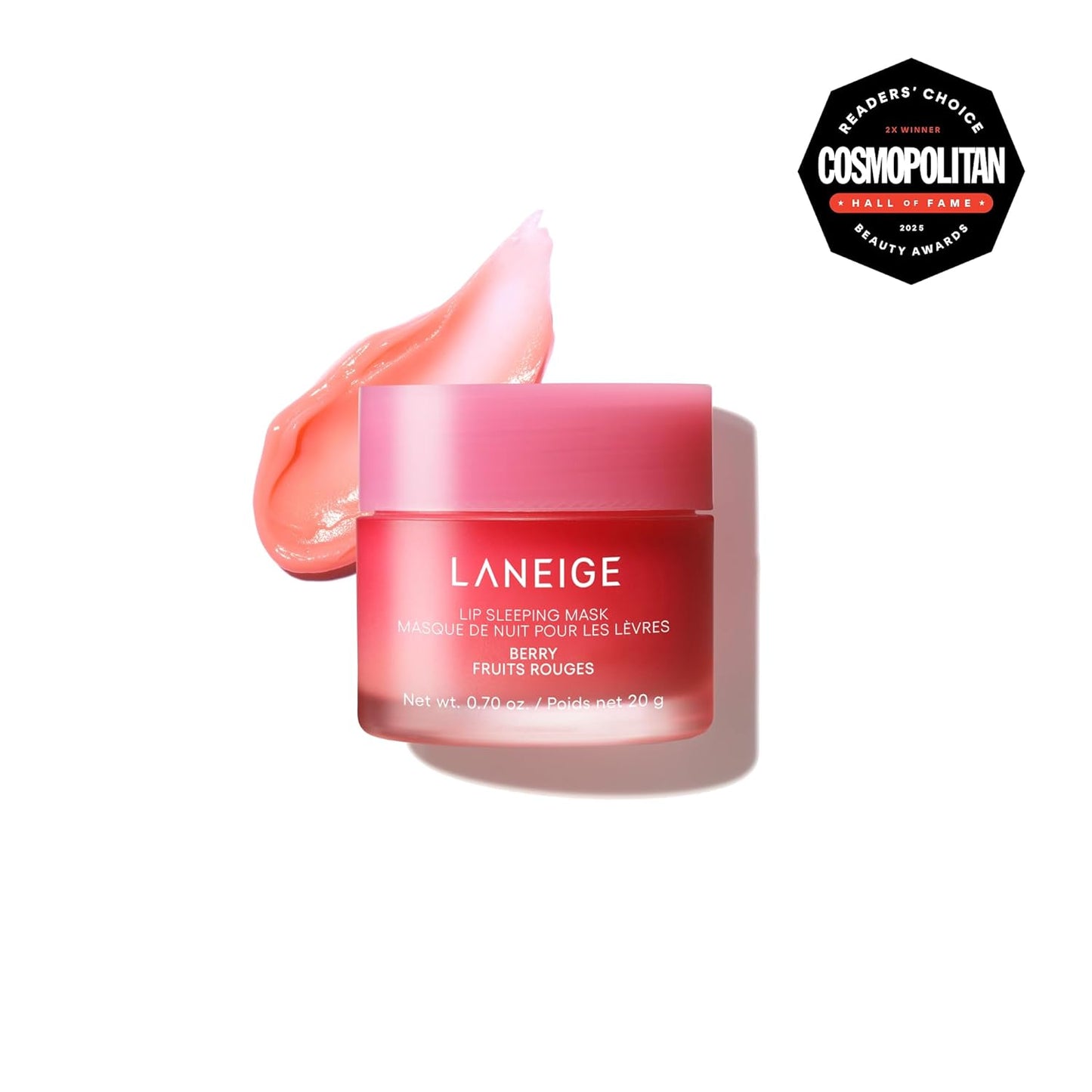 LANEIGE Lip Sleeping Mask - Hydrating Vitamin C Formula with Murumuru & Shea Butter for Flaky Lips | 0.7 oz