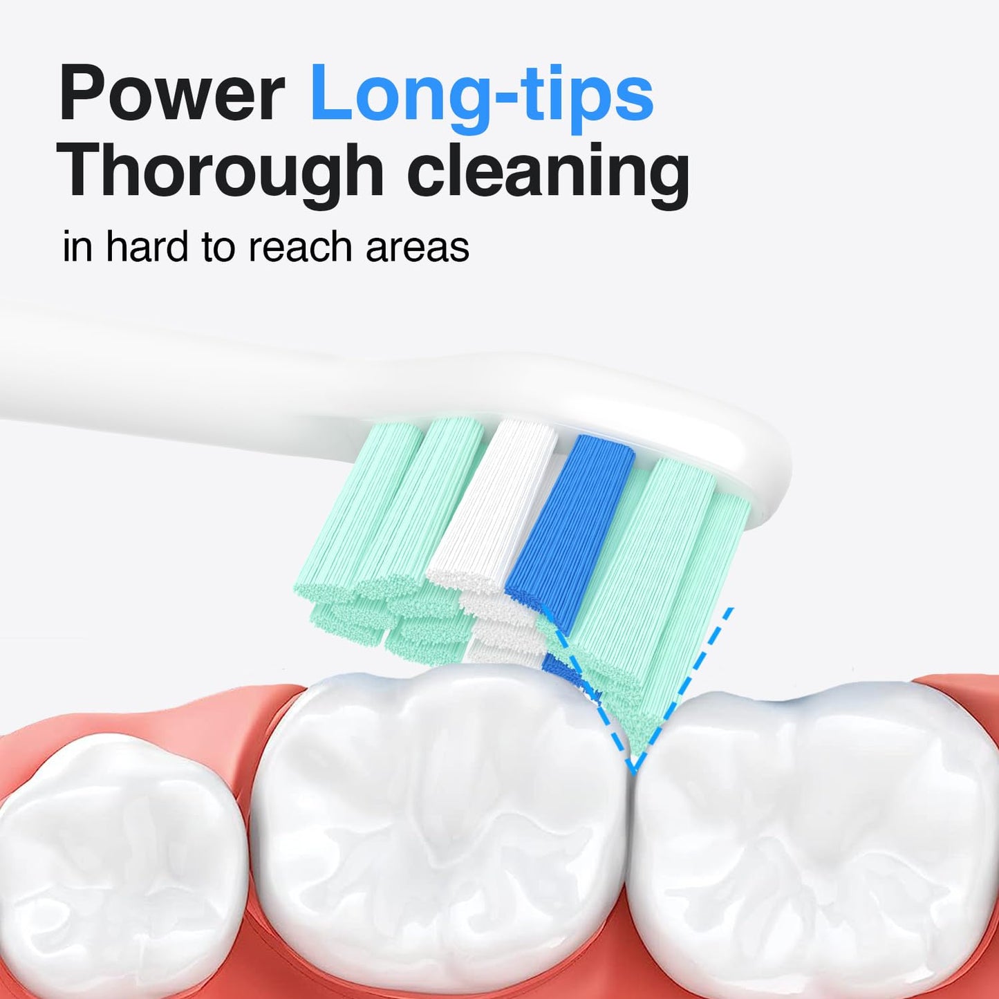 Replacement Toothbrush Heads for Philips Sonicare Replacement Heads,Electric Replacement Brush Head Compatible with Phillips Sonicare Electric Toothbrush,for Philips Sonic Care Brush,10 Pack