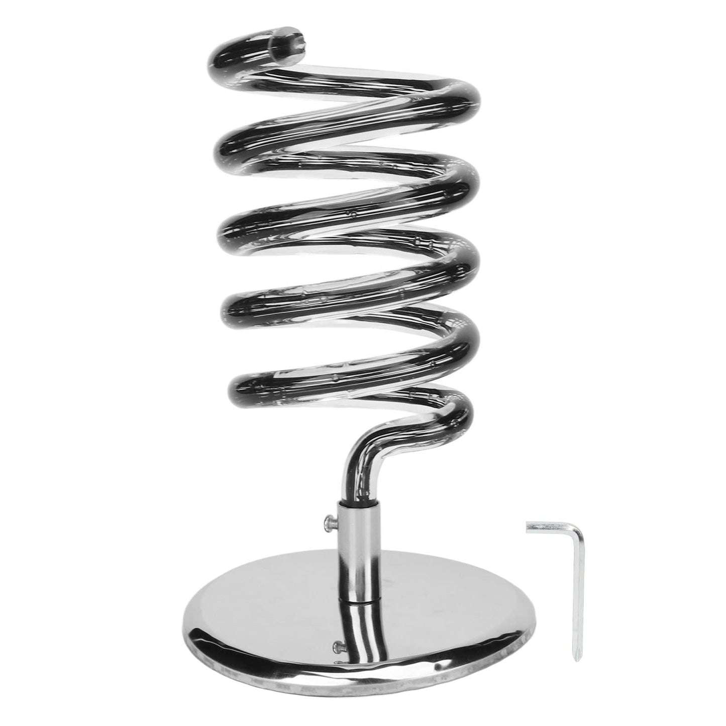 Spring Hair Blower Holder Dryer Hanging Rack Spiral Stand Styling Station Hair Dryer Stand Curling Iron Holder Brush Organizer Flat Blow Hands Free
