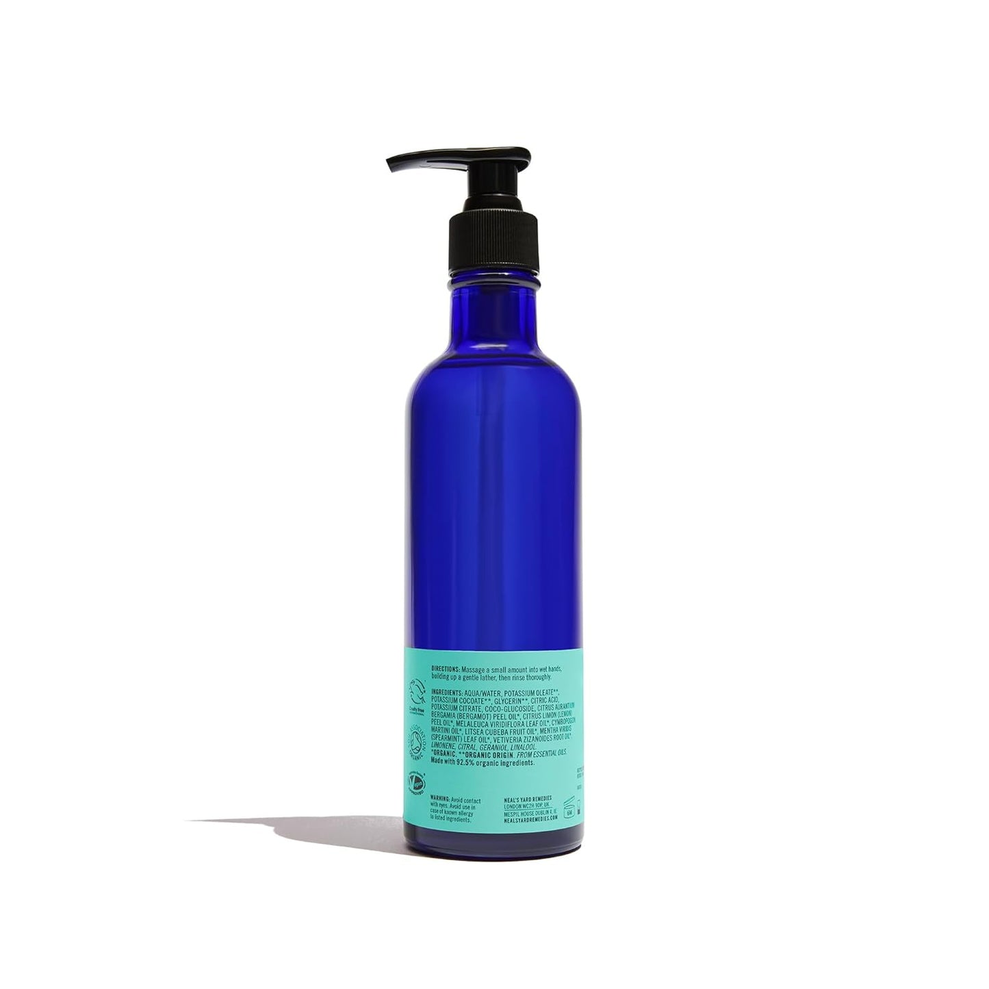 Garden Mint & Bergamot Hand Wash - Certified Organic Refreshing Soap | 6.76 fl. oz.