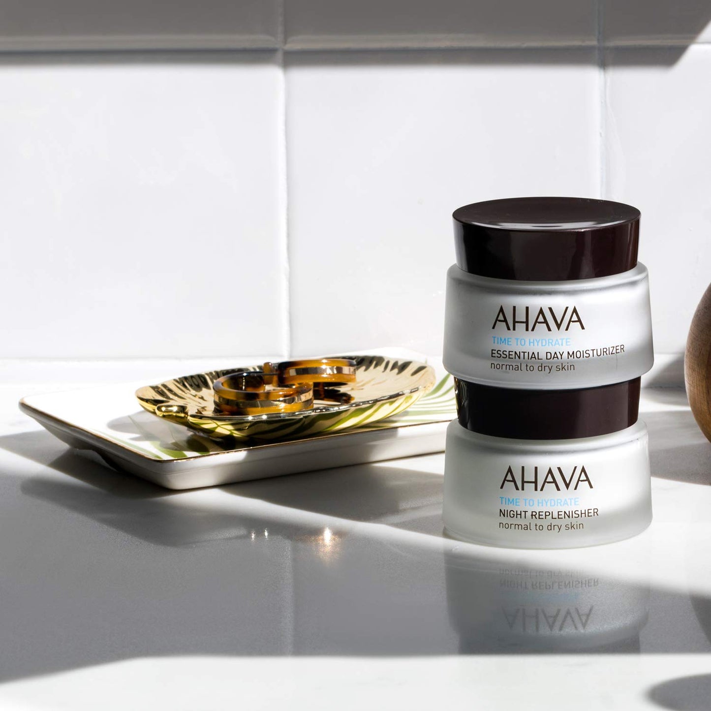 AHAVA Time To Hydrate Night Replenisher, Normal To Dry Skin - Rich & Velvety Cream for Deep Hydration, Fight Overnight Dehydration & Reinforce Skin Barrier, with Osmoter, Jojoba & Vitamin E, 1.7 Fl.Oz