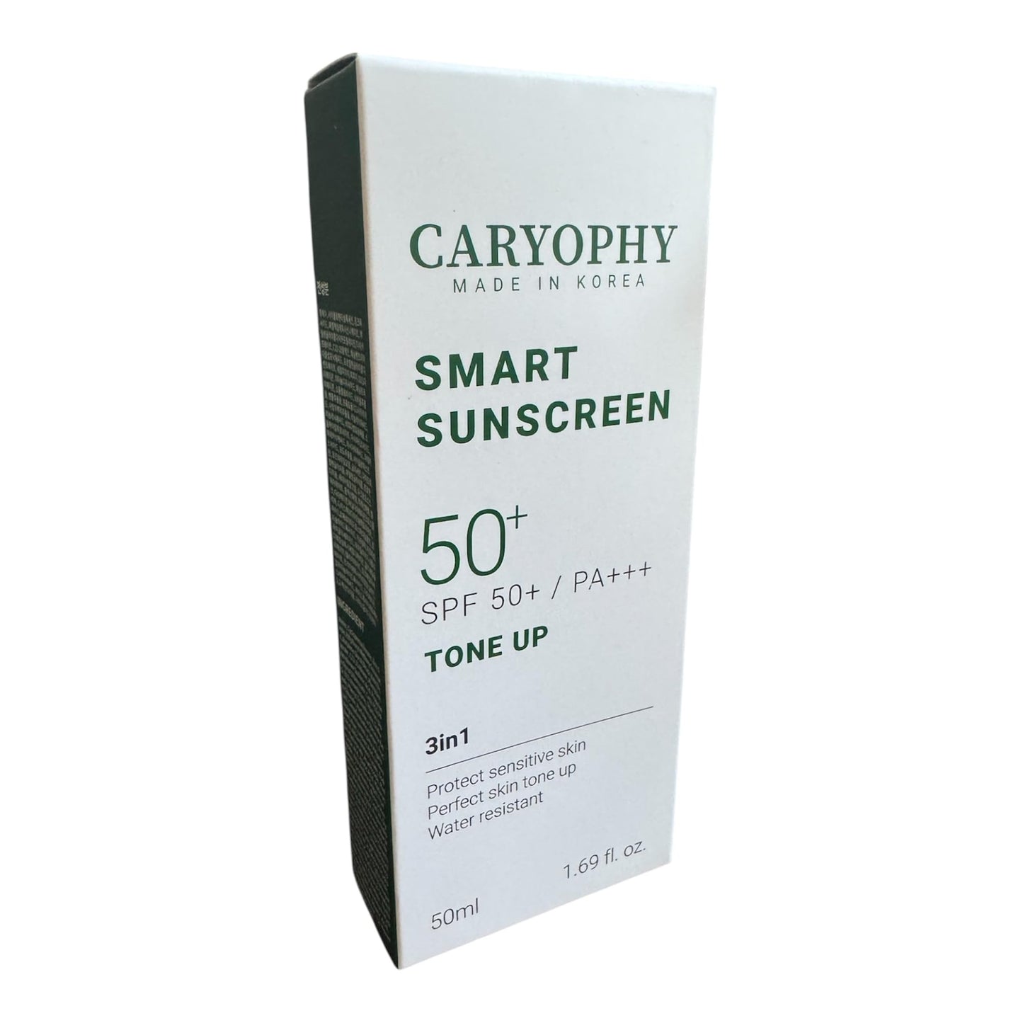 Caryophy Smart Sunscreen SPF 50+, 3-in-1 Tone Up Sunscreen, Water Resistant, 1.69 fl. oz.