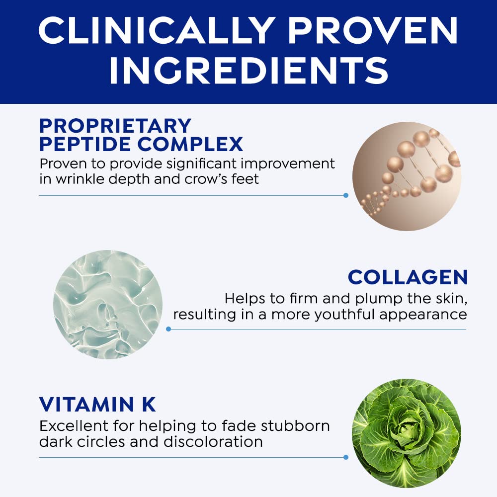 MedPeel Age-Reverse Multi-Correction Eye Cream, Plump, Moisturize and Hydrate Delicate Eye Skin, 0.5 fl oz