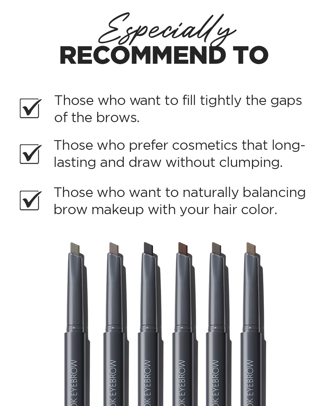 THESAEM Artlook Eyebrow Definer Pencil with Spoolie Brush 05 Natural Brown – Long Lasting Eyebrow for Soft Textured Eyebrow Makeup with Vitamin E - Triangular Pencil