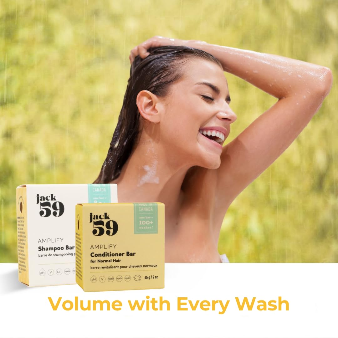 Natural Shampoo & Conditioner Set for Normal Hair - Boost Volume & Shine | 3 oz & 2 oz Pack