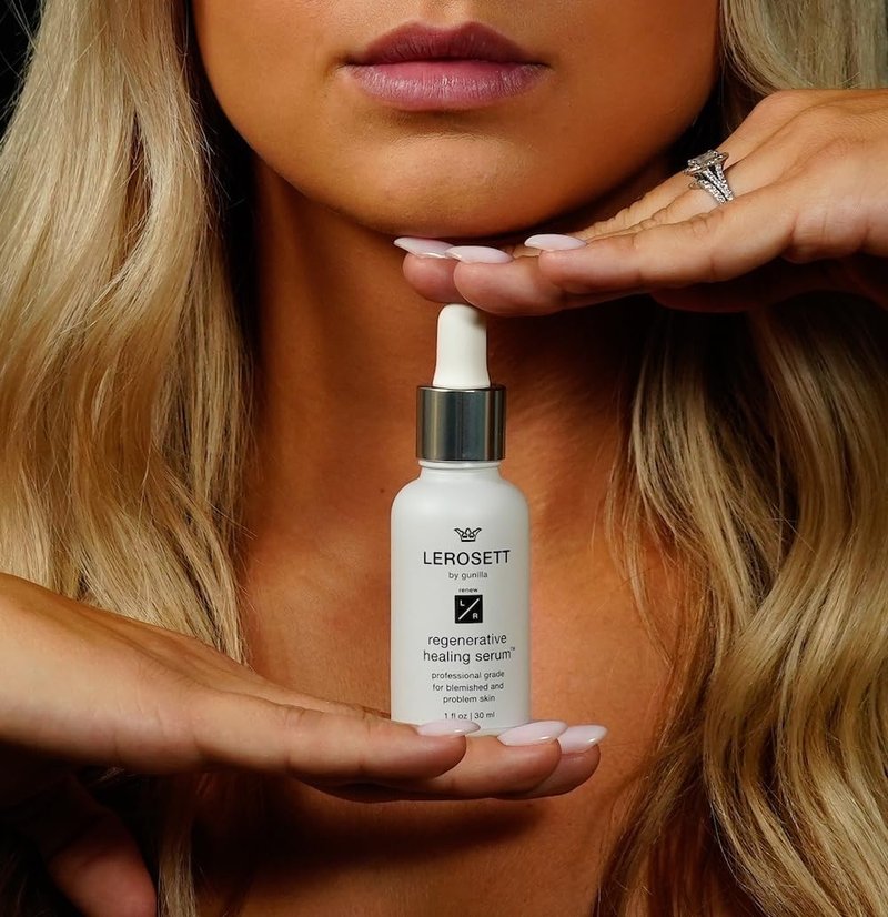 LEROSETT Healing Hydration Serum - Aloe & Ginseng Complex for Blemishes | 1 oz Plant-Based Formula