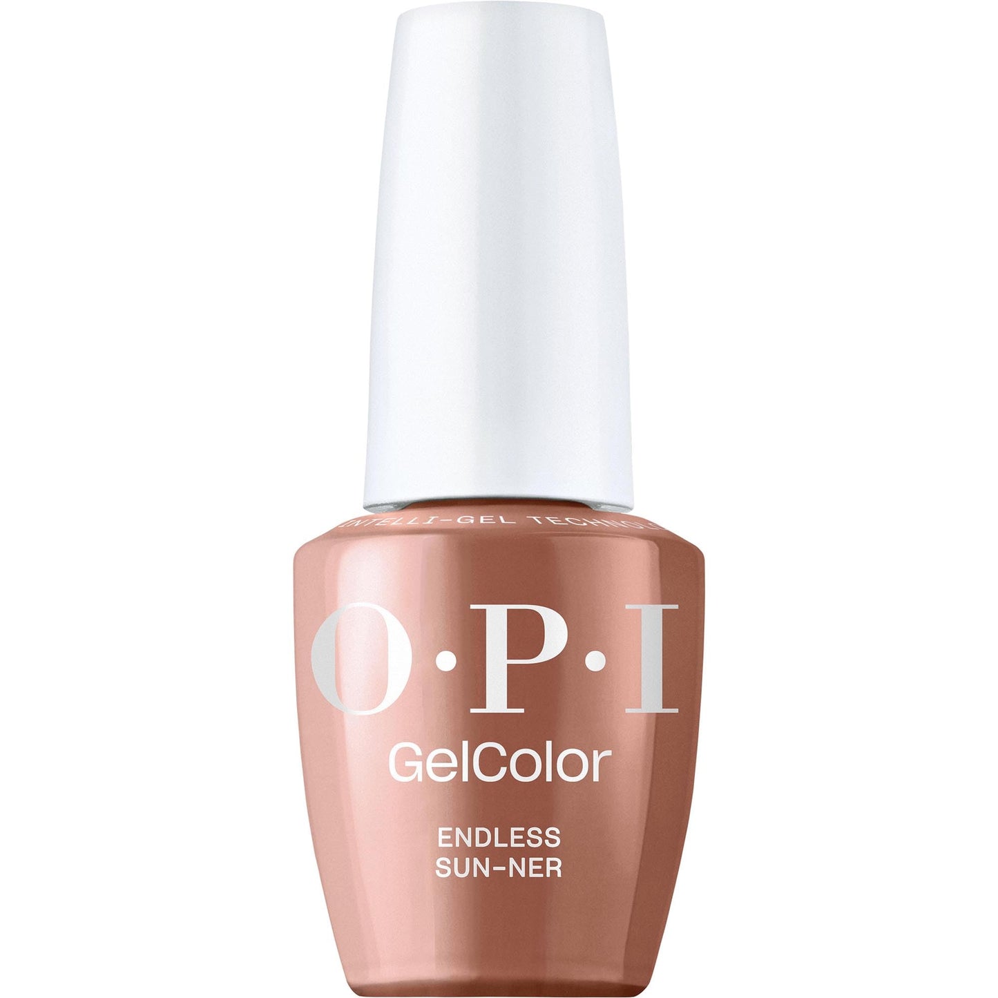 OPI GelColor Endless Sun-ner | Opaque Warm Nude Brown Crème LED Cure Gel Nail Polish | Salon-Quality Shine, Long-Lasting Wear | Vegan & HEMA Free | 0.5 Fl Oz