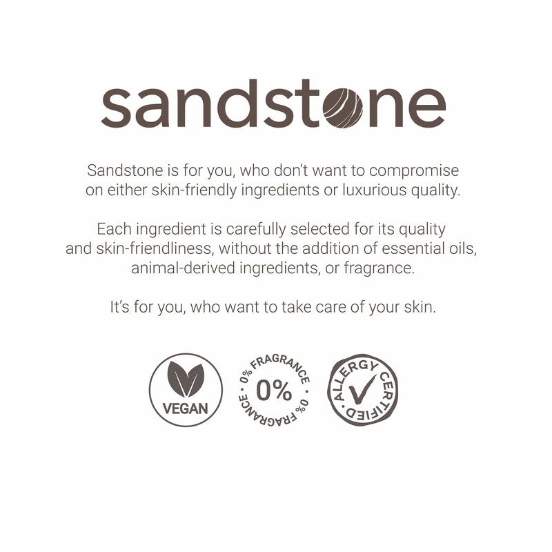 Sandstone Scandinavia Hypoallergenic Mascara for Sensitive Eyes – Smudge-Proof & Sweatproof Lengthening Mascara with Lash Separation – Vegan, Fragrance-Free & Allergy Certified – Black