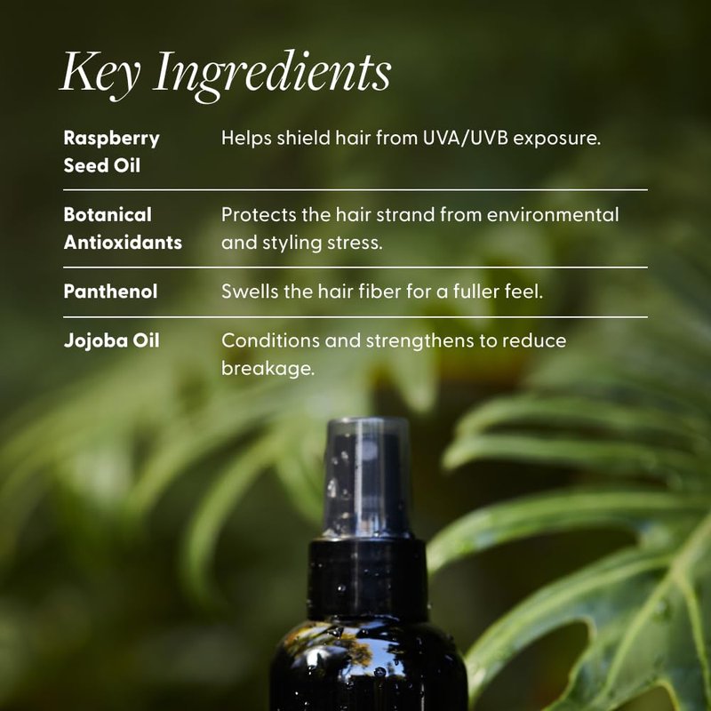 Live In Mist® Leave-In Conditioner | The Sunscreen of Haircare™ | Hydrate, Detangle & Protect | Raspberry Seed Oil for UV Protection | Black Spruce Extract for Color Preservation | Sulfate-Free (4 oz)