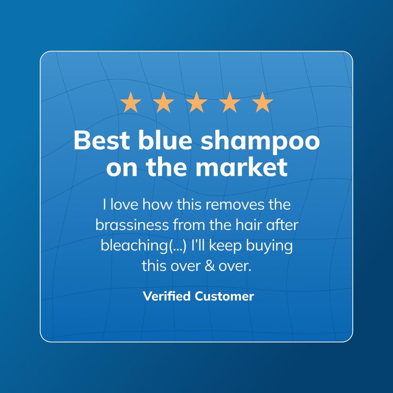 Fanola Wonder Blue Shampoo for Brunettes - Toning Hair Color Shampoo for Light Brown to Platinum Strands - Neutralizes Orange & Brassy Tones - Vegan & Sulfate-Free (33.8 fl oz)
