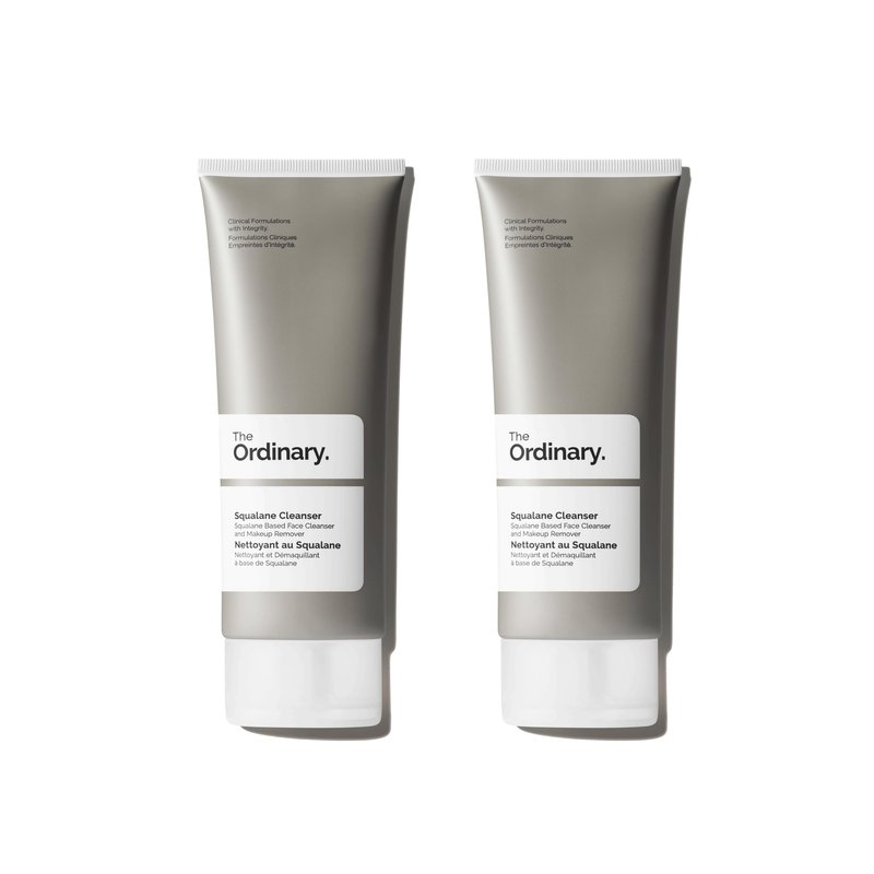 The Ordinary Squalane Cleanser, Hydrating Makeup Remover, Supports Moisture Barrier, 5.1 Fl Oz (Pack of 2)