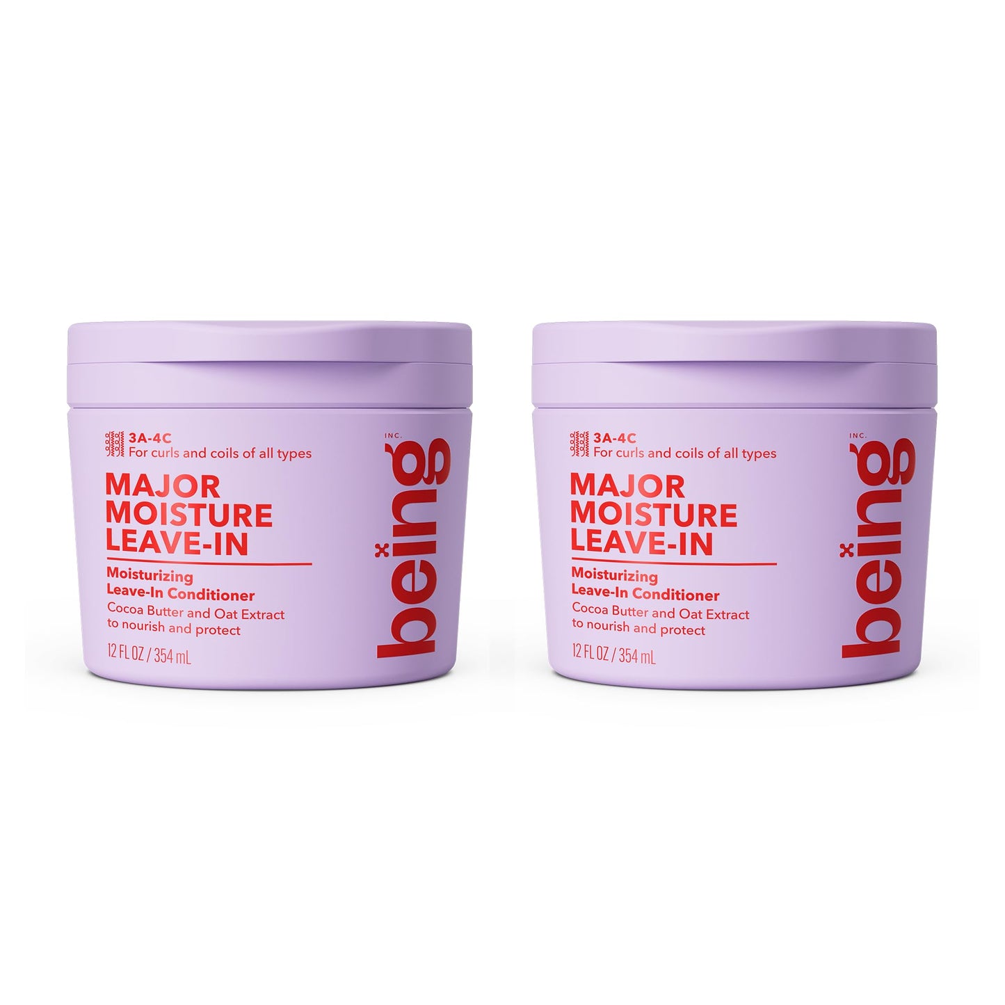 being MAJOR MOISTURE Moisturising Leave-In Conditioner 354mL(Pack of 2)