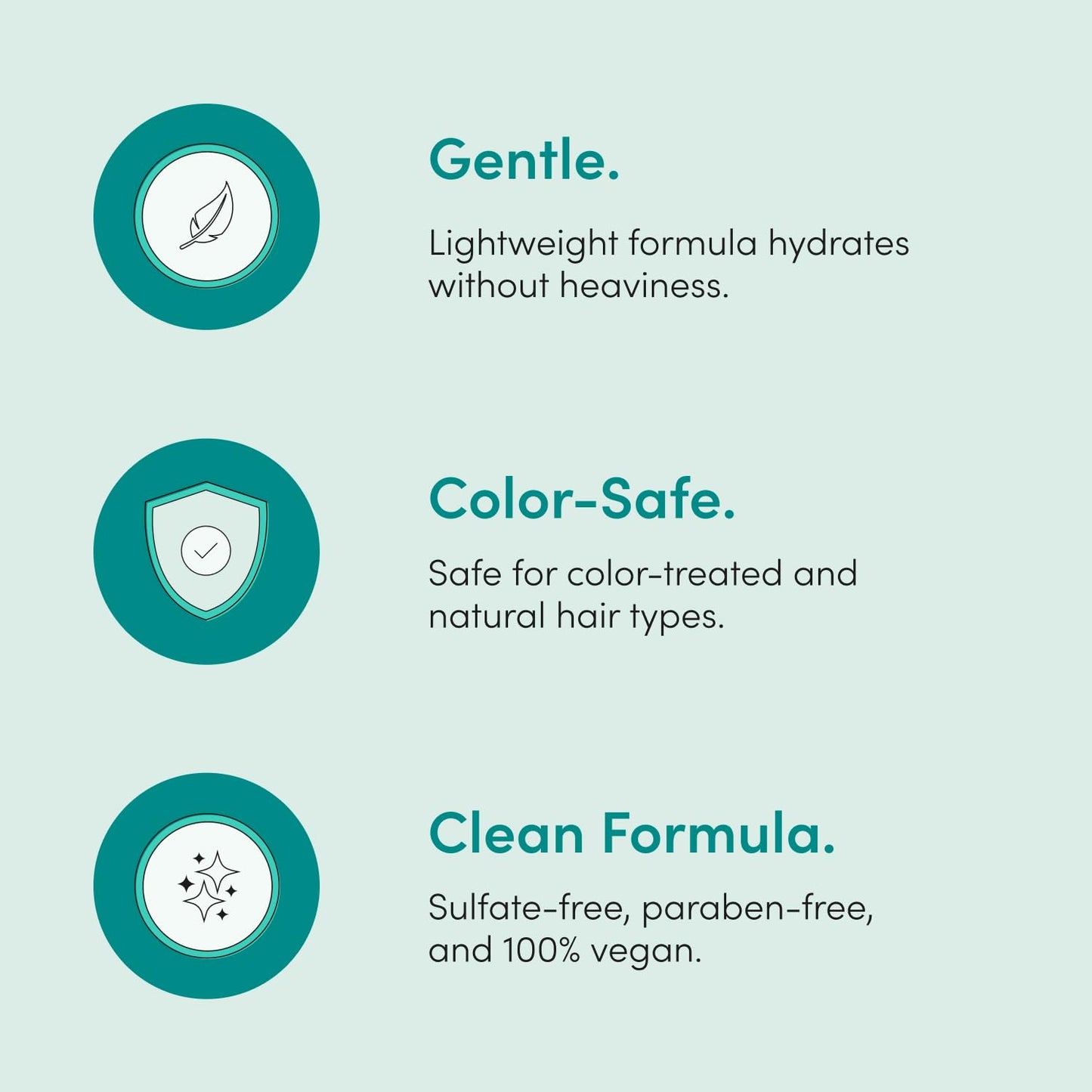 hers Triple Threat Shampoo & Conditioner Set - Biotin, Saw Palmetto, & Pumpkin Seed Oil Formula - Thickens & Hydrates - Color-Safe, Paraben-Free, Vegan - Napa Rose Scent - 6.4 Fl Oz, 2 Count
