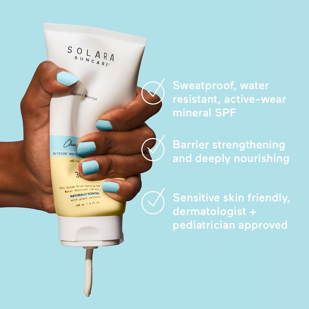 Solara Suncare - Clean Freak Nutrient Boosted Daily Sunscreen (3 fl oz)