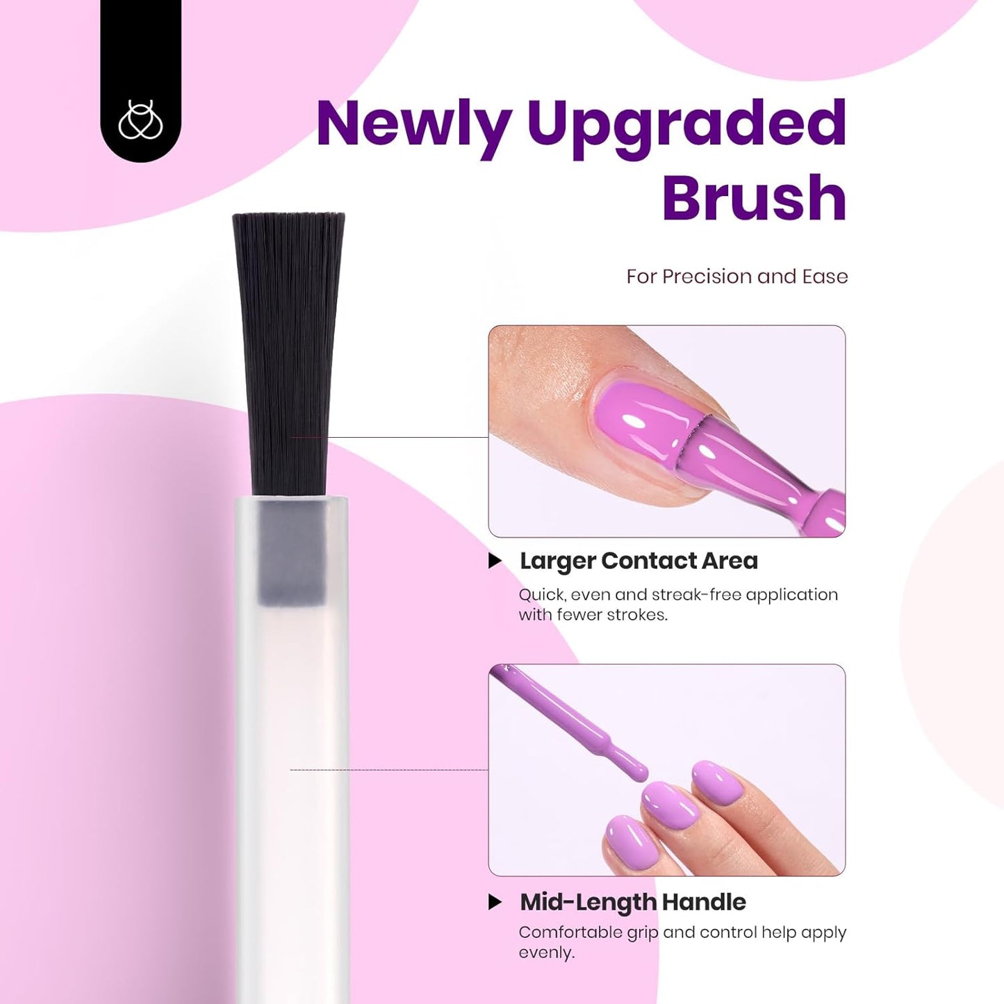 Beetles Pastel Gel Polish Set - Hema-Free Fairy Tale Dream Colors | 15ML Yellow, Pink, Blue, Purple