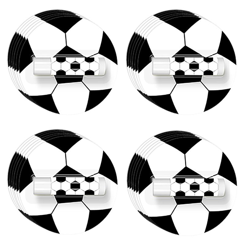 24 Pack Soccer Lip Balm Bulk, Moisturizing Beeswax Lipstick Vanilla Flavor, Soccer Team Gifts for Fans, Players & Coaches, Goodie Bag Fillers for Sports Theme Party Favors & Game Day