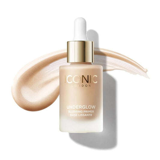 ICONIC LONDON Underglow Blurring Primer | Blurs Imperfections and Gives Skin a Radiant Glow, Cruelty-Free, Vegan Makeup Universal Shade, 0.91 Fl oz