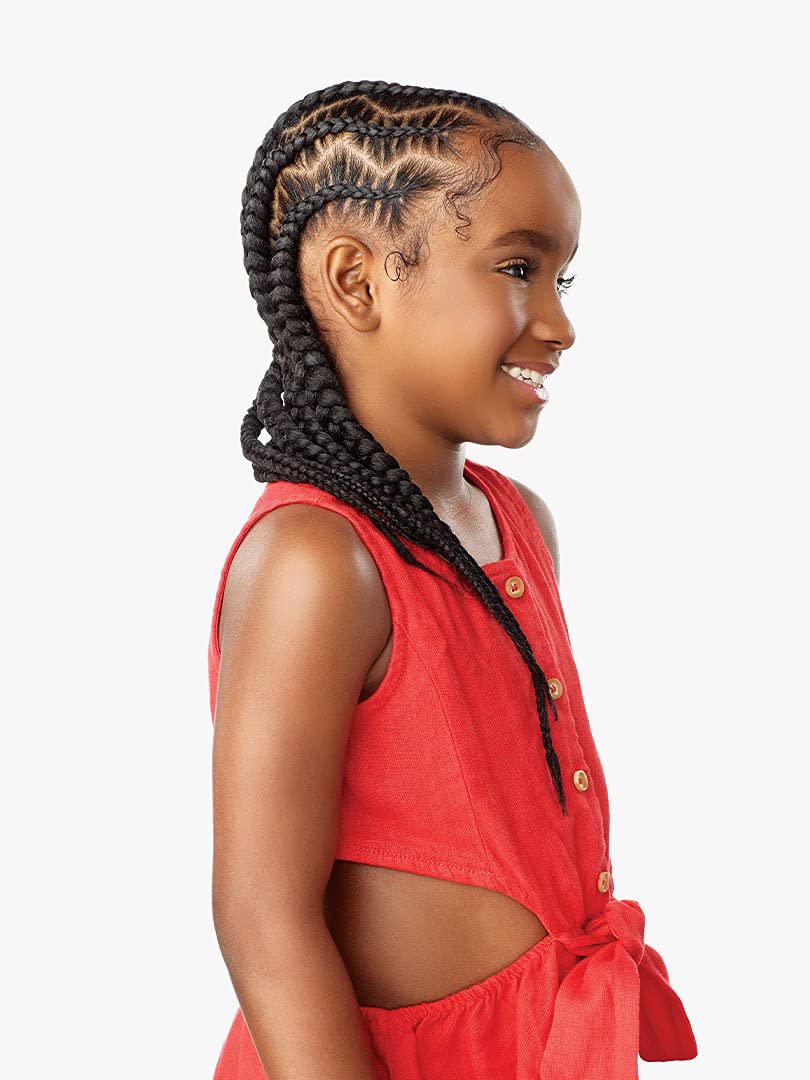 Sensationnel Braiding African Collection 3X X-PRESSION KIDS PRE-STRETCHED BRAID 28'' (5-PACK, 1B)