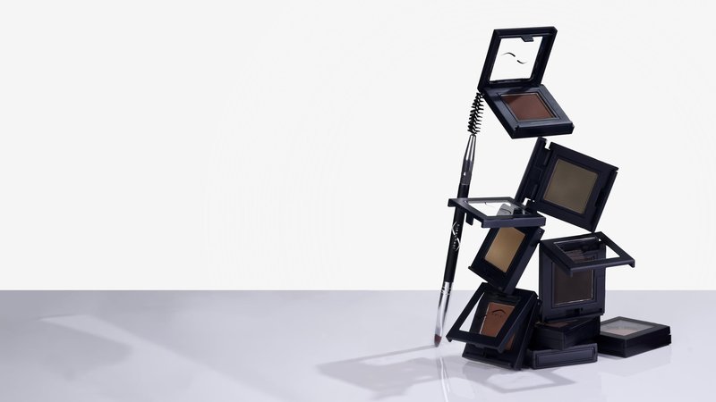 Joey Healy Luxe Brow Powder, Natural and Soft Definition Eyebrow Powder, Waterproof Brow Makeup Formula, Corduroy (Ash)