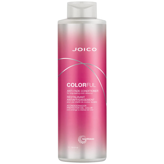 Colorful Anti-Fade Conditioner | For Color-Treated Hair | Preserve Hair Color & Vibrancy | Boost Shine & Reduce Breakage | Sulfate Free | With Camellia Oil & Pomegranate Extract | 33.8 Fl Oz