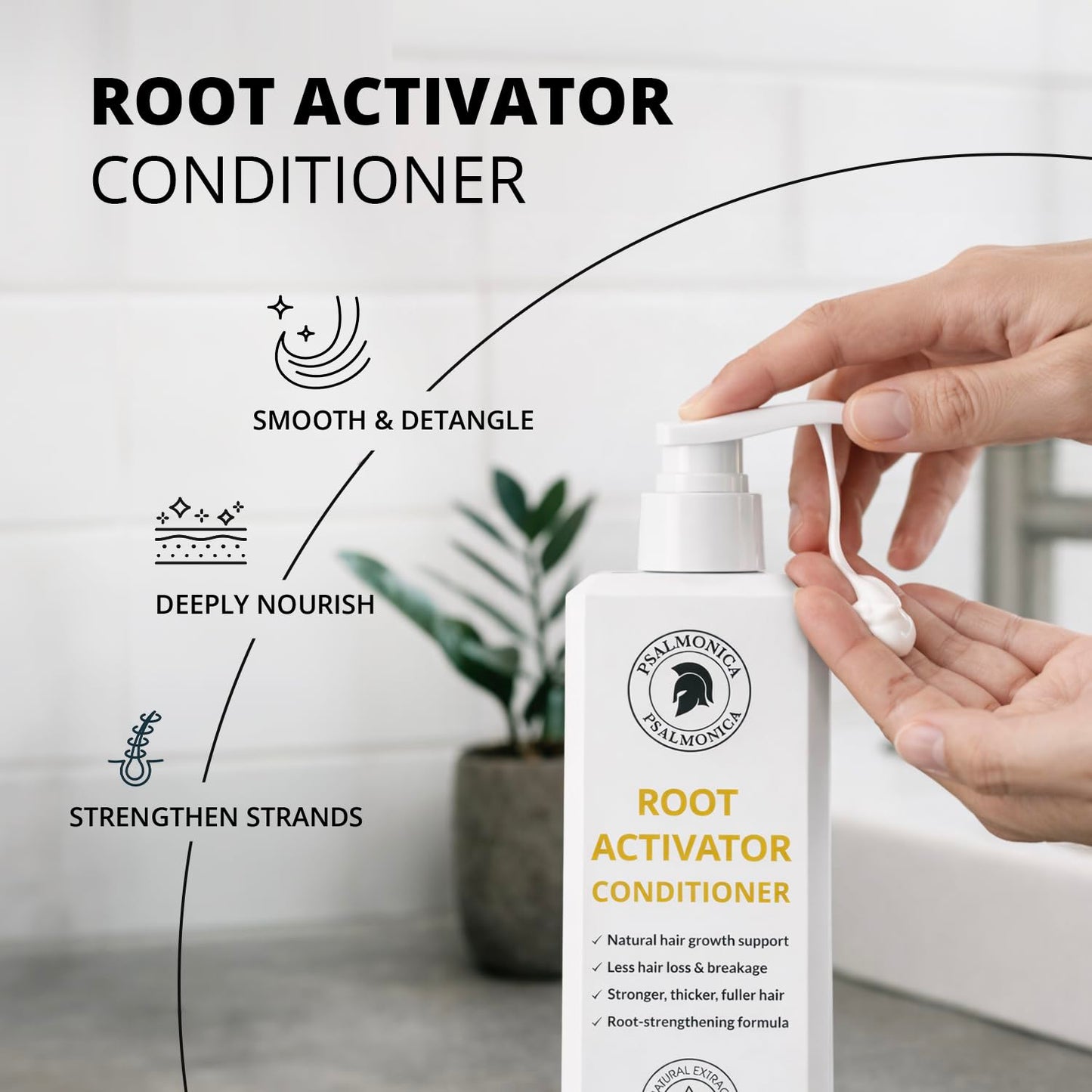Hair Growth Shampoo and Conditioner Set - Sulfate-Free Thickening Formula for Hair Loss | Regrowth Treatment for Men & Women