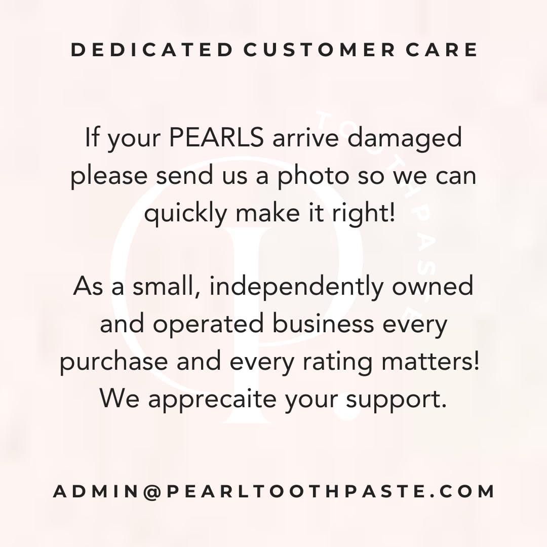 Pearl. Lux: Sea Glass Jar + 62 Tablets + Mint Floss + Bamboo Toothbrush | Dentist Designed | Natural Whitening | TSA Approved | Reusable Packaging