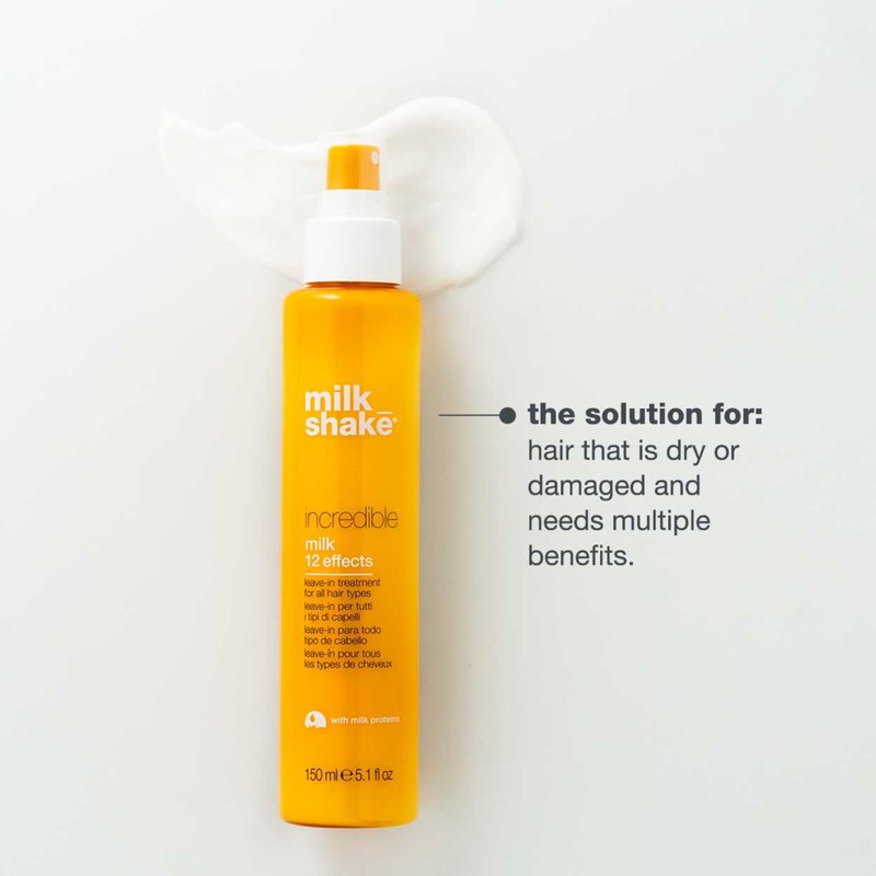 milk_shake Incredible Milk - Leave-In Hair Treatment for All Hair Types | Renews Detangles and Repairs Damaged Hair | 5.1 fl oz (150 ml)