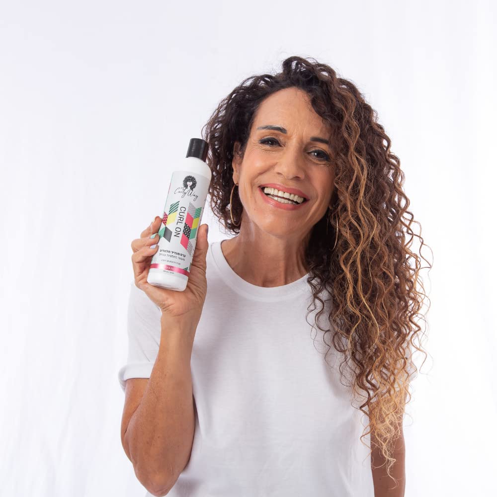 Leave In Conditioner for Curly Hair - Nourishing Fruit & Flower Extracts | 10 Oz Vegan Curl Moisturizer Cream