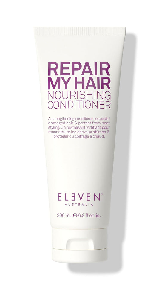 ELEVEN AUSTRALIA Repair My Hair Conditioner for Women & Men - Hydrating Conditioner for Dry & Damaged Hair, Adds Shine, Protects from Heat, Nourishing, Color Safe, Sulfate & Paraben Free - 6.8 fl oz