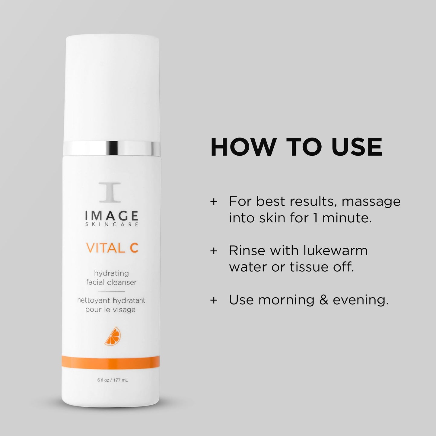 IMAGE Skincare Vital C Hydrating Facial Cleanser, 6 Fluid Ounce