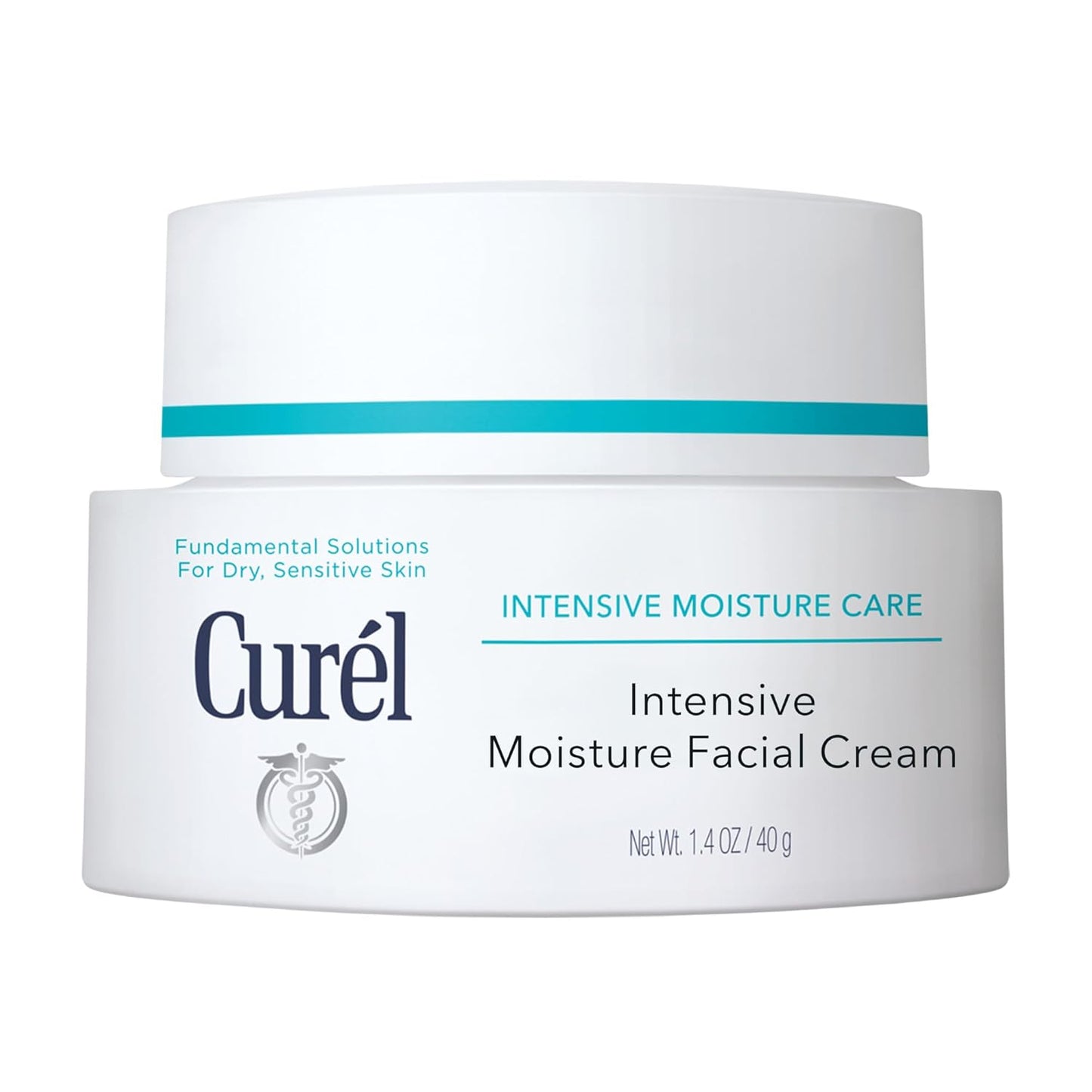 Curel Intensive Face Moisturizer Cream - Hydrating Anti-Aging Lotion for Sensitive Skin | 1.4 Oz