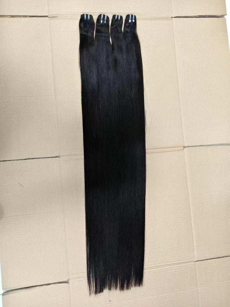 12A Human Hair Bundles 20 Inch 1pc Straight Bundles Human Hair 100% Unprocessed Brazilian Remy Virgin Hair Extensions Raw Quick Weave Sew In Glossy Billion Hair Bundles Natural Black