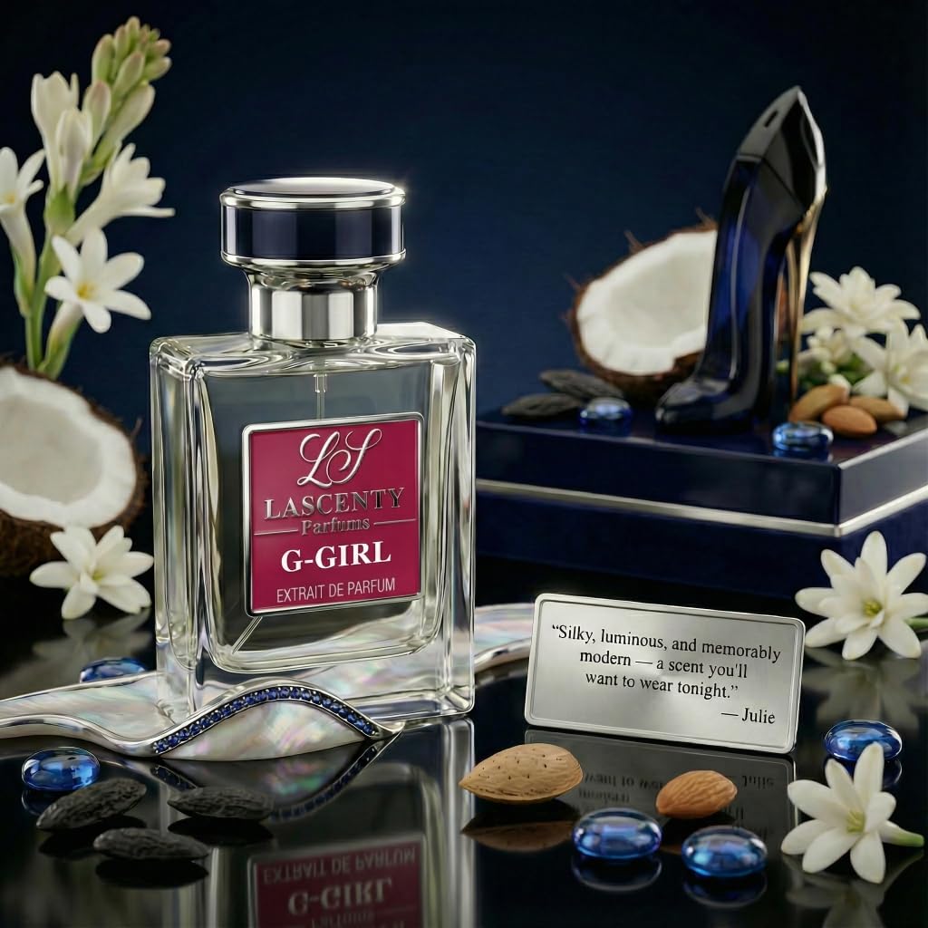 G-GIRL Blue Stiletto Inspired Floral Gourmand Perfume - Long Lasting 50ml EDP