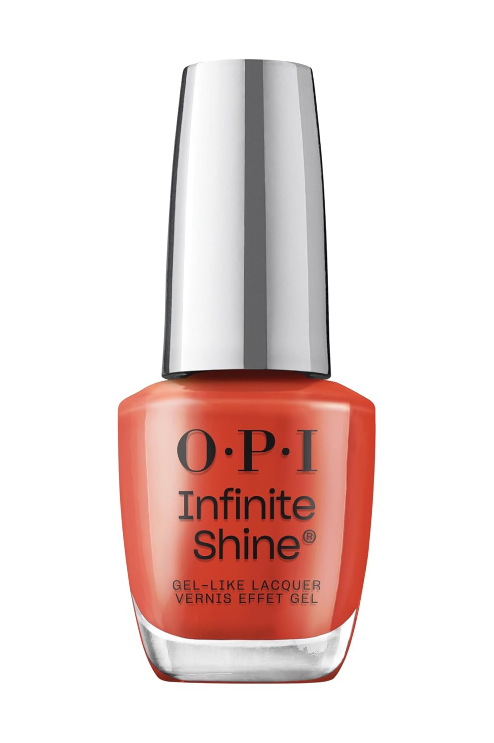 OPI Infinite Shine Nail Polish - Full of Glambition Dark Red Crème | Vegan, Long-Lasting, Streak-Free