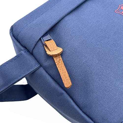 Icon Sports Fan Shop FC Barcelona World Soccer Club Team Logo Officially Licensed Toiletry Travel Bag (Navy, ONE SIZE)