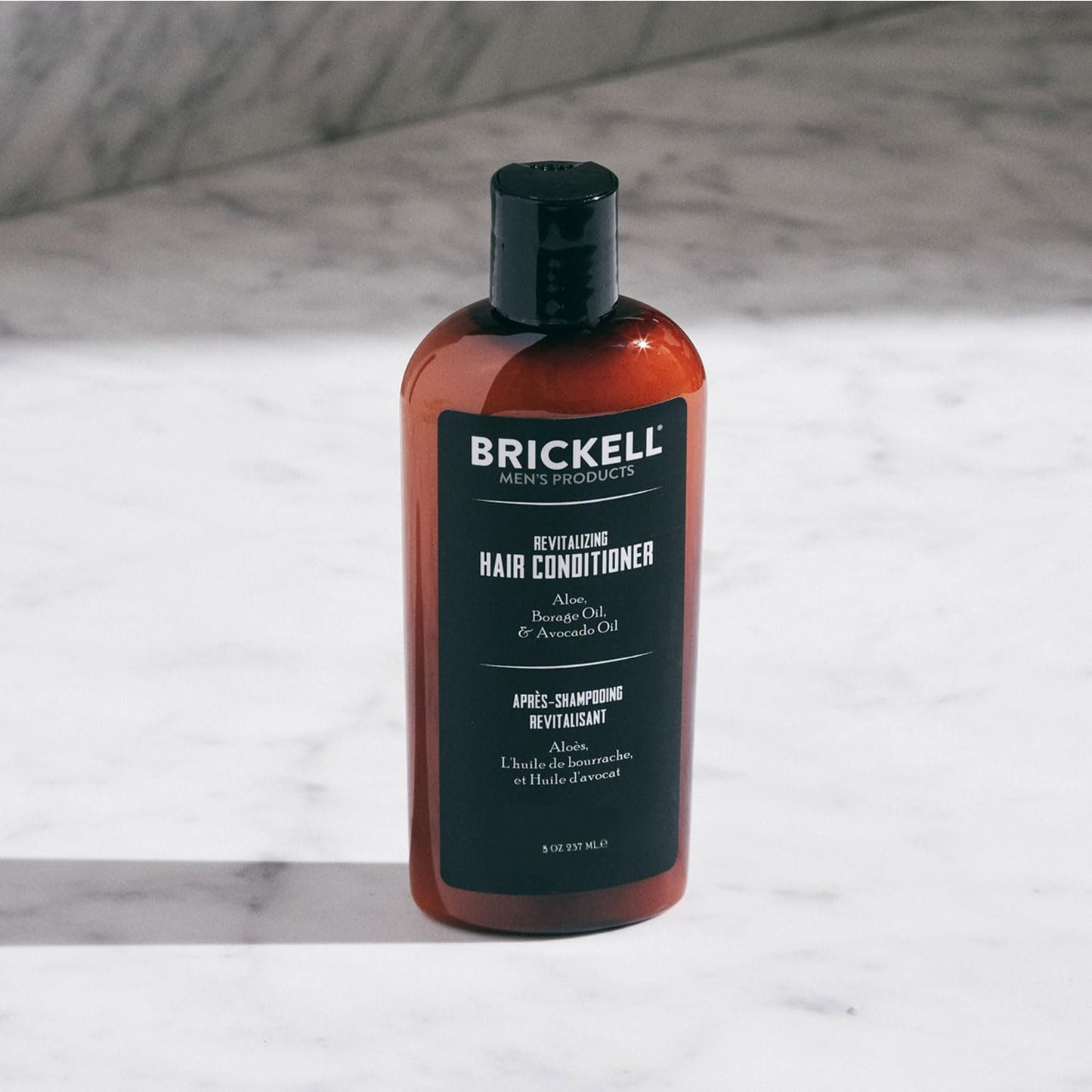 Revitalize Your Hair with Brickell Men's Nourishing Conditioner - Aloe & Avocado Oil, 8 oz | Restores Shine & Moisture